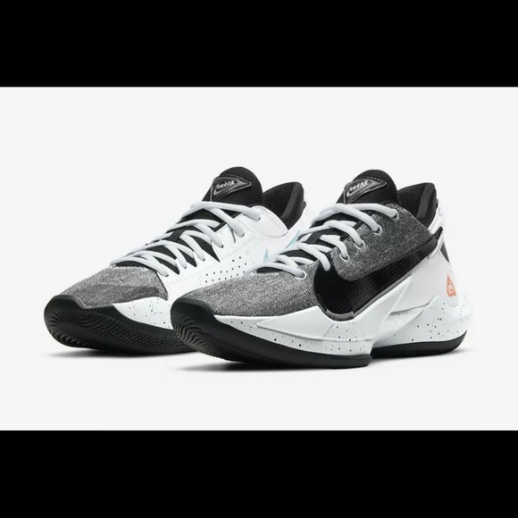 Nike Zoom Freak 2 Basketball Shoes White/Black/Bright Mango CK5424 101 Men's Szs - Picture 5 of 7